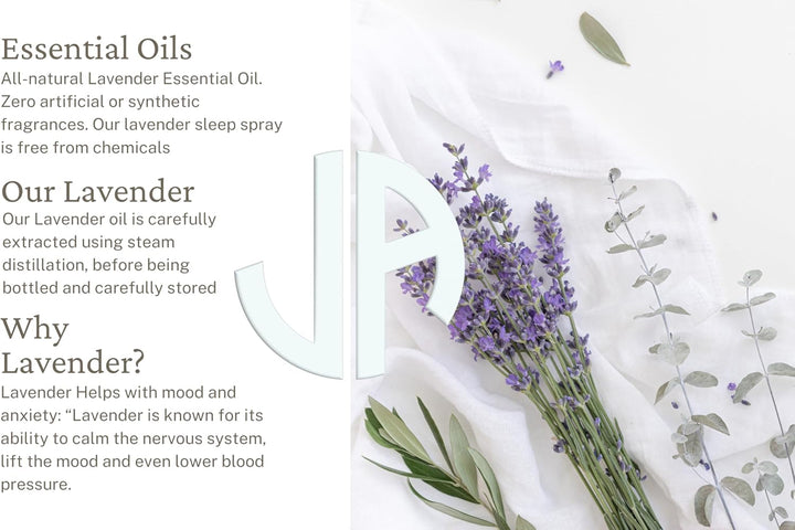 Lavender Pillow Spray 250Ml – Natural Sleep Mist & Bed Linen Spray with Pure Essential Oils – Calming Room Freshener for Restful Nights