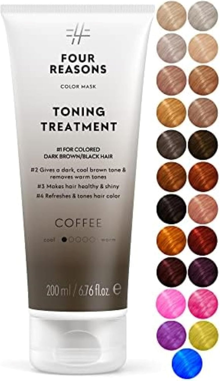 Color Mask – Cool Sand Blonde - (27 Colors) Color Depositing Conditioner, Toning Treatment, Tone & Enhance Color-Treated Hair - Semi Permanent Hair Dye, Vegan and Cruelty-Free, 6.76 Fl Oz