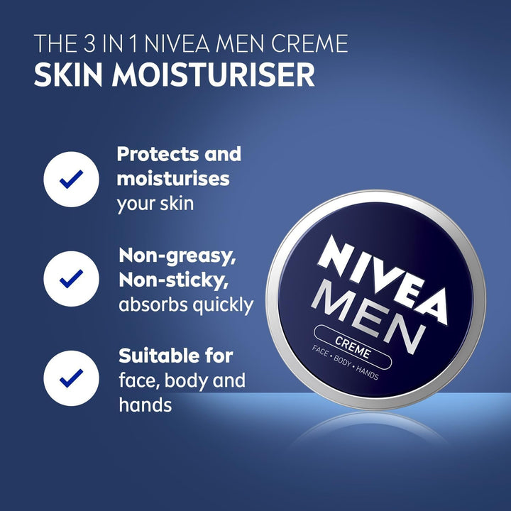 - Crème Moisturiser - Face, Hand & Body Cream - Enriched with Aloe Vera & Vitamin E - Cares & Hydrates - Non-Greasy - Absorbs Quickly - All Skin Types - 150 Ml