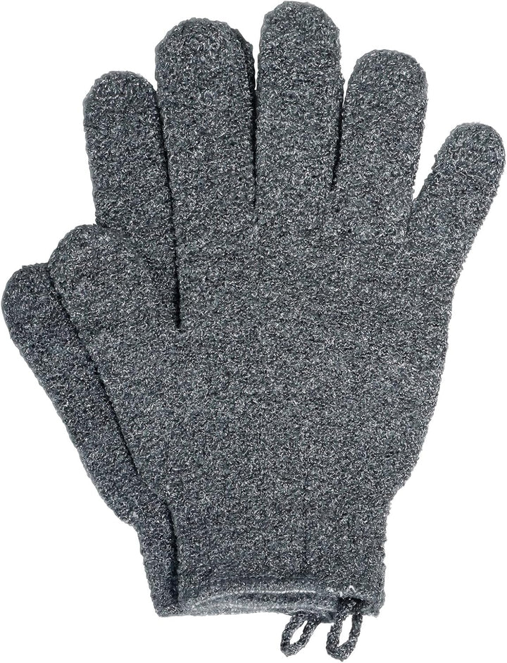 Exfoliating Gloves，6Pcs Bath and Body Exfoliator Mitts，Bamboo Shower Gloves ，Scrubs Away Ingrown Hair and Dead Skin，For Shower, Spa, Massage and Dead Skin Cell Remover Loofah（Blue+Green+Pink）