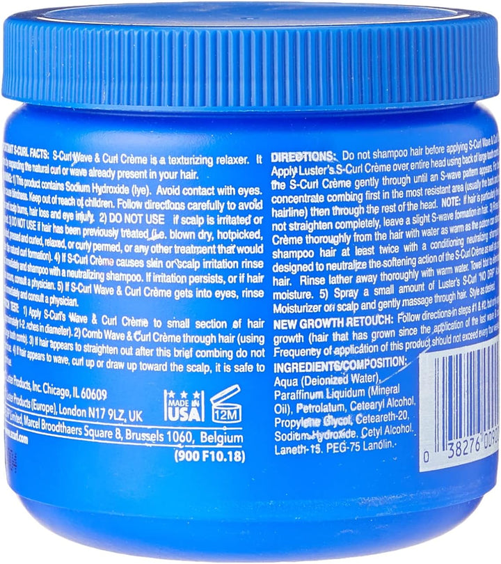 'S Scurl Texturizer Cream Reg. 15Oz/425 Gr