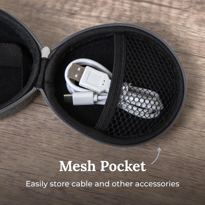 Travel Case for Rohm and Hushh Portable White Noise Machines,Heather Grey