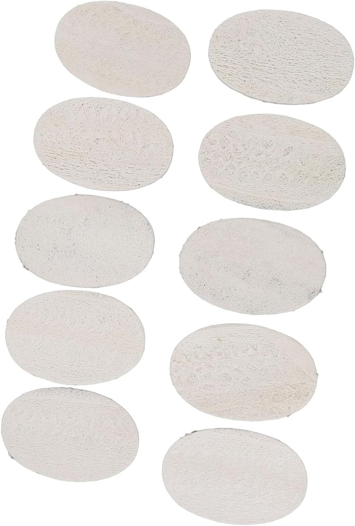 Loofah Dishwashing Pad, Natural Fiber Scrubber Clean Dishes Utensils with Reusable Sponge for Shower Body Kitchen, Size: 3.15X4.72In