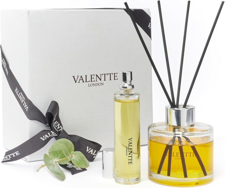 Reed Diffuser - Lemongrass & Rosemary Scent | Essential Oil Aroma for Home | 100 Ml