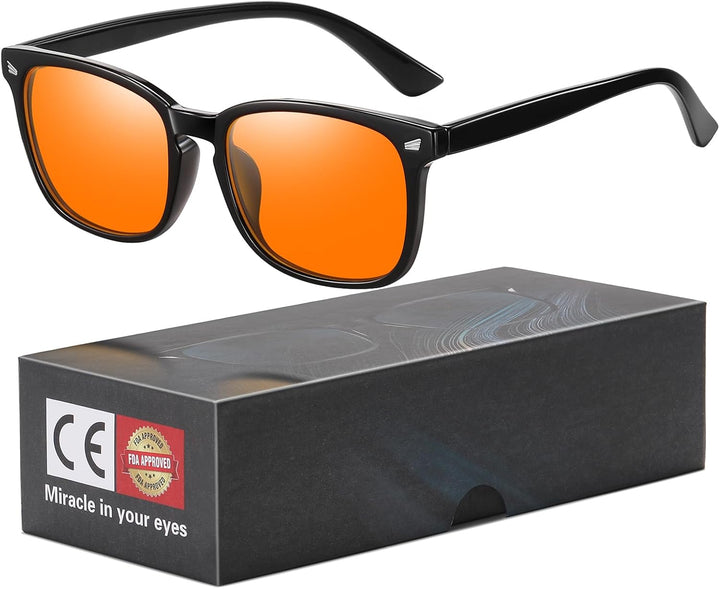 Blue Light Blocking Glasses Gaming Glasses Computer Gamer Glasses Powerful Professional Filter, Anti-Fatigue anti Glare UV & Eyestrain Screen Glasses for Women Men (Video Games, Console, TV, PC)