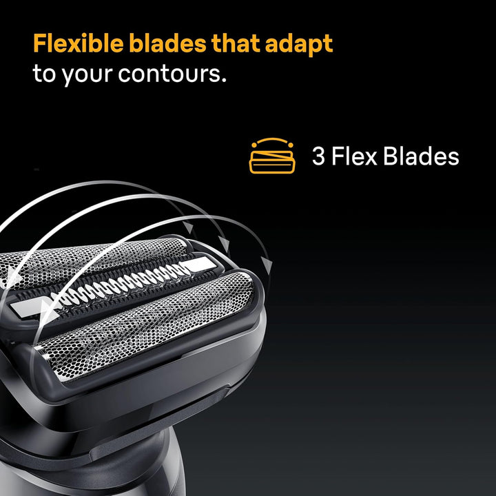 Series 5 Electric Shaver, up to 50 Min, Cordless, Wet & Dry Razor for Men, 100 Percent Waterproof, 52-N1000SI, Black