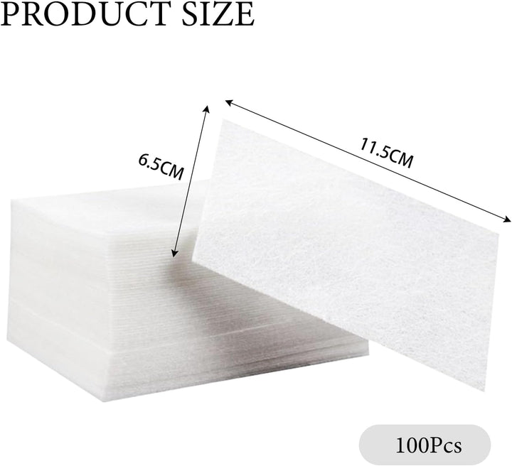 100 Pcs Salon Perm Paper, Salon Perm Paper Hair Color Paper, Hairdressing Perm Paper, Good Toughness High Temperature Resistance Perm Paper for Hot Cold Hair Curling Styling (11.5X6.5Cm, White)