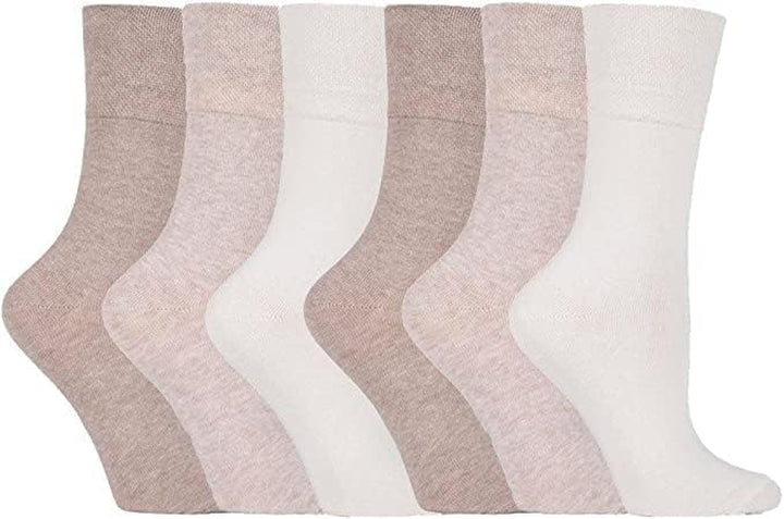 Diabetic Sock for Woman- Non Elastic Wide Honey Comb Top Soft Cuff Ankle Wide Grip Odema Friendly Non Binding Circulatory for Swollen Feet Legs Size 4-7
