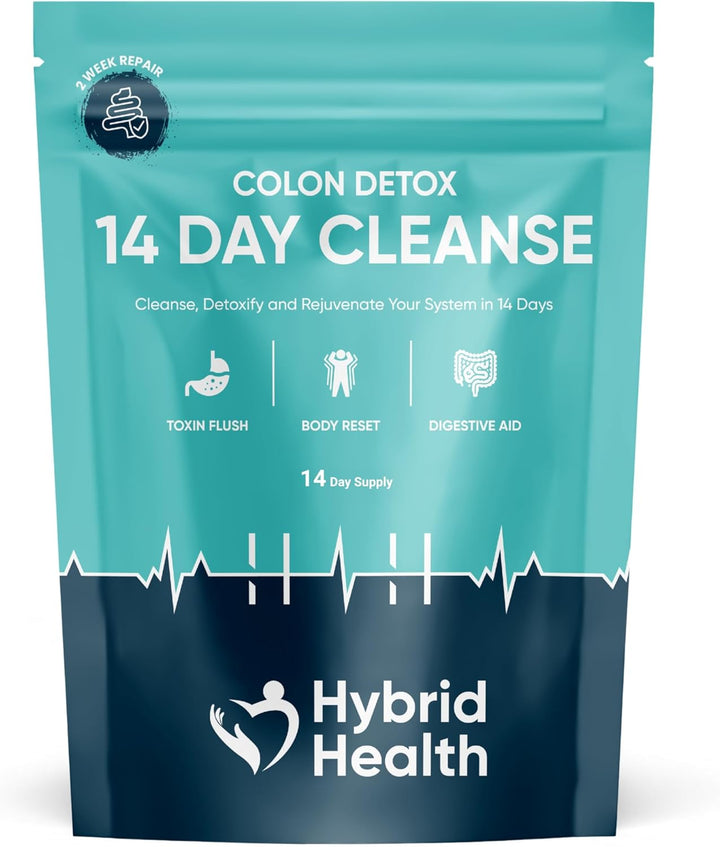 Colon Cleanse | Rapid 14 Day Detox Supplement for Men & Women | Gut Health | Non GMO Gut Cleanse