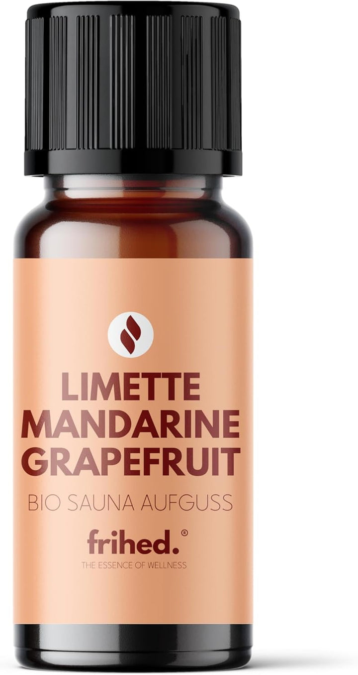 Frihed. Sauna Infusion Mini - Highly Concentrated Sauna Oil - Sample Size - Long-Lasting Fragrance - Made in Lüneburg - 10 Ml Glass Bottle (Pine, Mountain Pine, Eucalyptus)