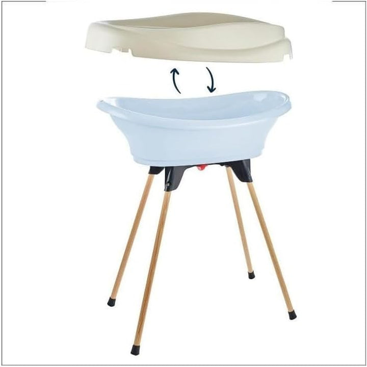 Pack Plan a Langer Et Baignoire -  - VASCO - Fleur Bleue - 2 En 1