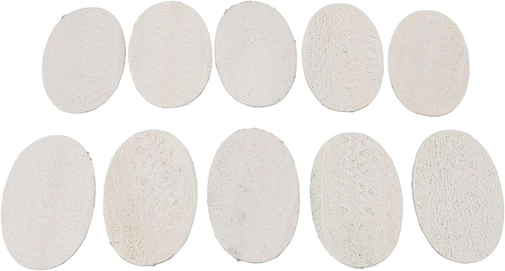 Loofah Dishwashing Pad, Natural Fiber Scrubber Clean Dishes Utensils with Reusable Sponge for Shower Body Kitchen, Size: 3.15X4.72In