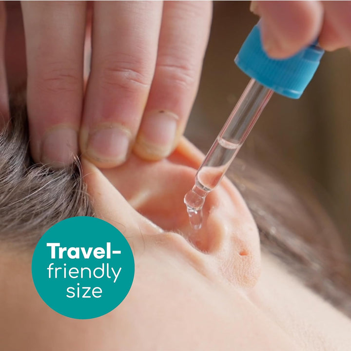 Quick-Action Sodium Bicarbonate Ear Drops for Wax Removal and Blocked Ears, 10Ml - Ear Wax Removal Drops Dissolve and Remove Earwax for Clean Ears - Natural Bicarbonate of Soda Ear Drops