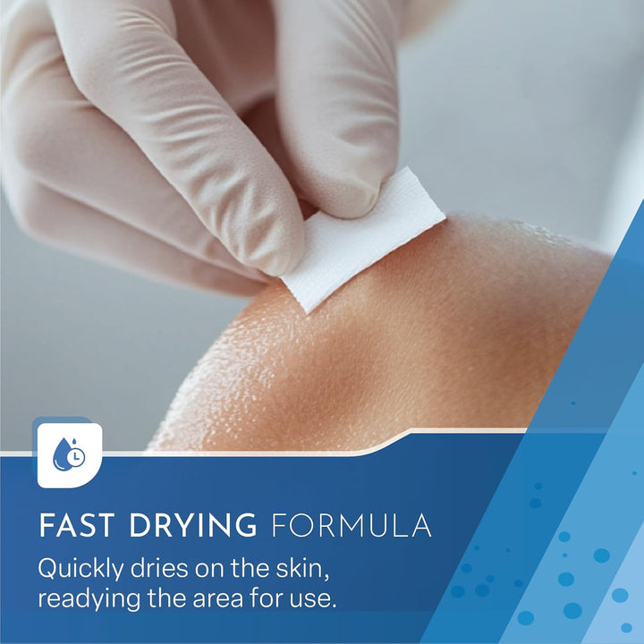 Pre-Injection Alcohol Wipes/Swabs Box of 100 Sachets