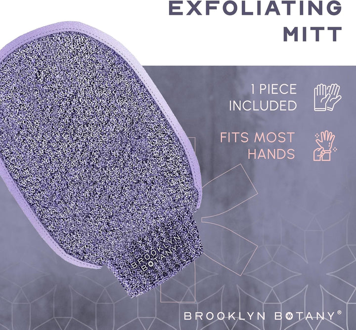 Exfoliating Mitt for Bath and Shower – Heavy Duty Exfoliating Body Scrubber for Massage and Dead Skin Remover for Body – 1 Mitt