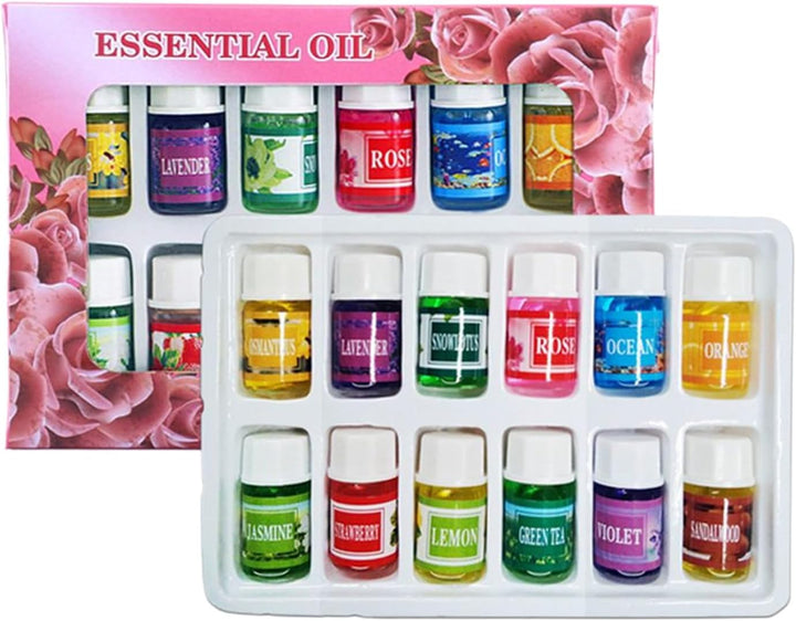 Diffuser Oils – 12 Pieces Fragrance Oil for Humidifiers – Natural Scents Soluble 2Ml Atmosphere for Car Interior Room