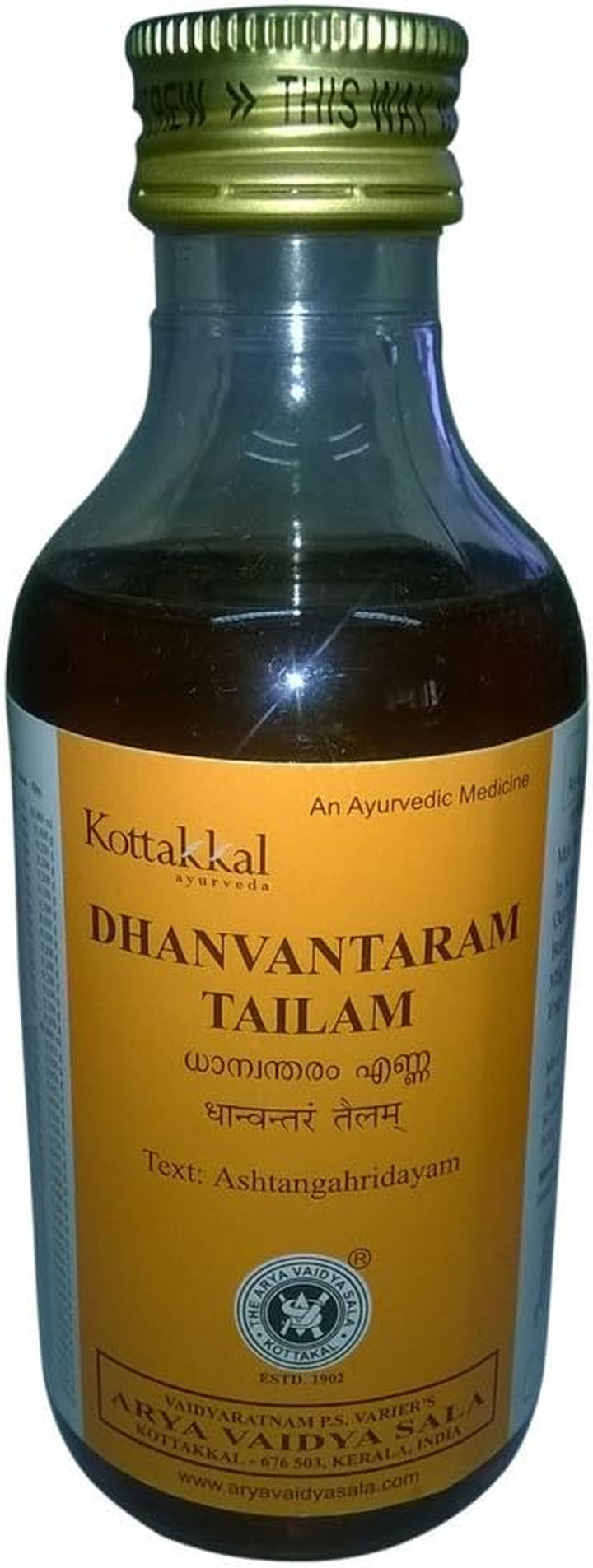 Arya Vaidya Sala Dhanwantaram Tailam 200Ml