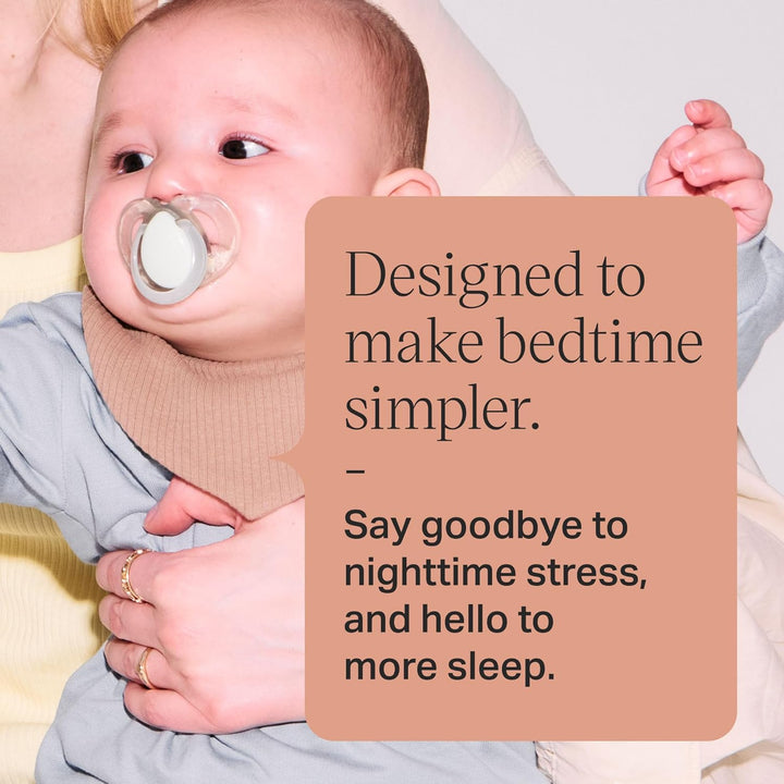 Nighttime Soothers, 6-18M, 6 Pack, Glow in the Dark, Varied Colours and Designs, Symmetrical Orthodontic Dummy, Bpa-Free Silicone Teat