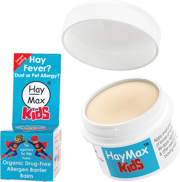Allergen Barrier Balm - for Kids 5Ml - Organic, Natural & Non-Drowsy Hay Fever & Allergy Relief Balm - Traps & Blocks Pollen, Dust & Other Allergen Particles - Apply around the Nose & Eyes