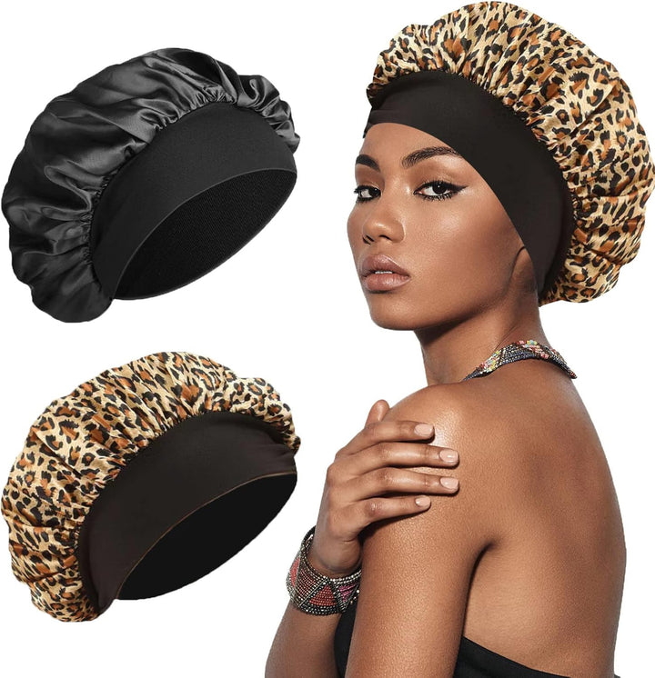 Silk Bonnet Satin Bonnet, Silk Hair Wrap for Sleeping, Soft and Comfortable Silk Sleep Cap