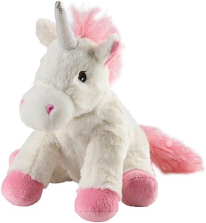 - Microwave Hot Water Bottle with Plush Cover - Pink Unicorn