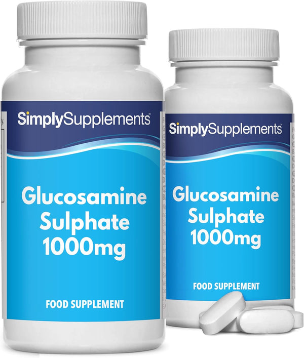 Glucosamine Sulphate 2KCL 1000Mg | One-A-Day Potent Formula | Supports Active Living | 120 Fast Release Tablets = 4 Months’ Supply | Marine Sourced | Made in the UK in Accordance with GMP Standards