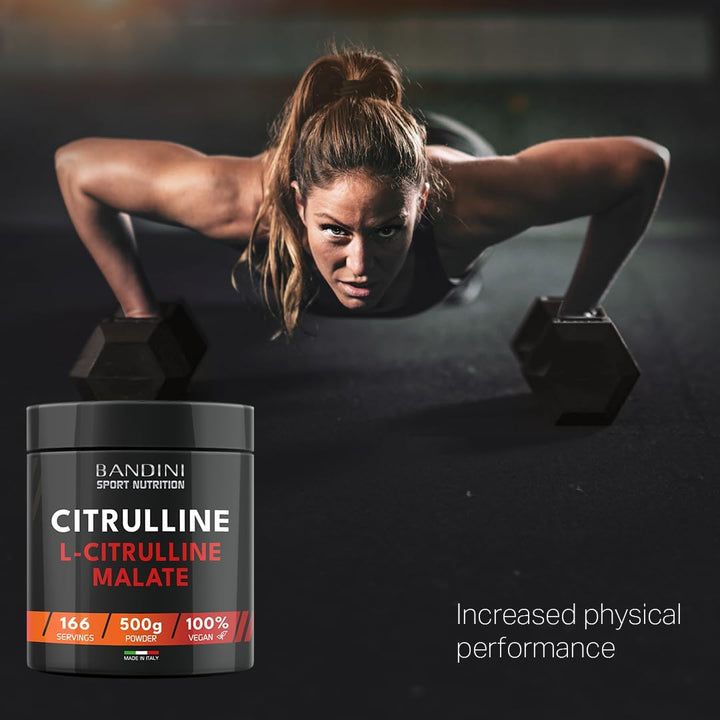 ® Citrulline Malate 2:1 500G Powder | 3G Daily Dose - 166 Servings | L-Citrulline Malate Nitric Oxide Enhancer | Pre-Workout Supplement for Athletes | Unflavoured Essential Amino Acid | Vegan