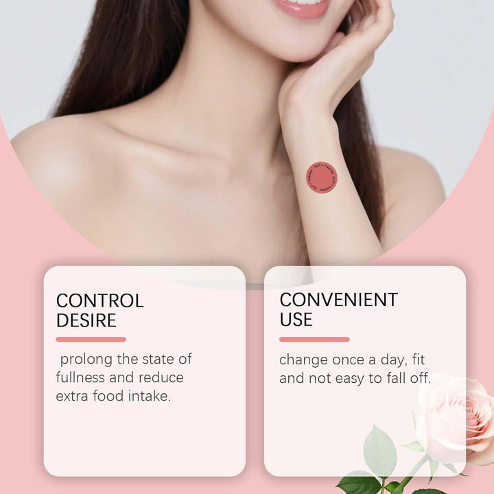 60PCS GLP-1 Patches, Natural Ingredients Slimming Patches, Suitable for Men and Women'S Body Care Patches(30Pcs*2)