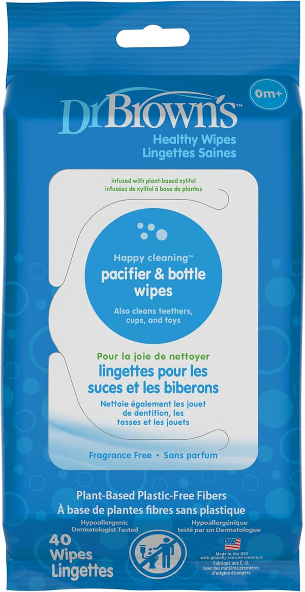 Pacifier and Bottle Wipes, 40 Count