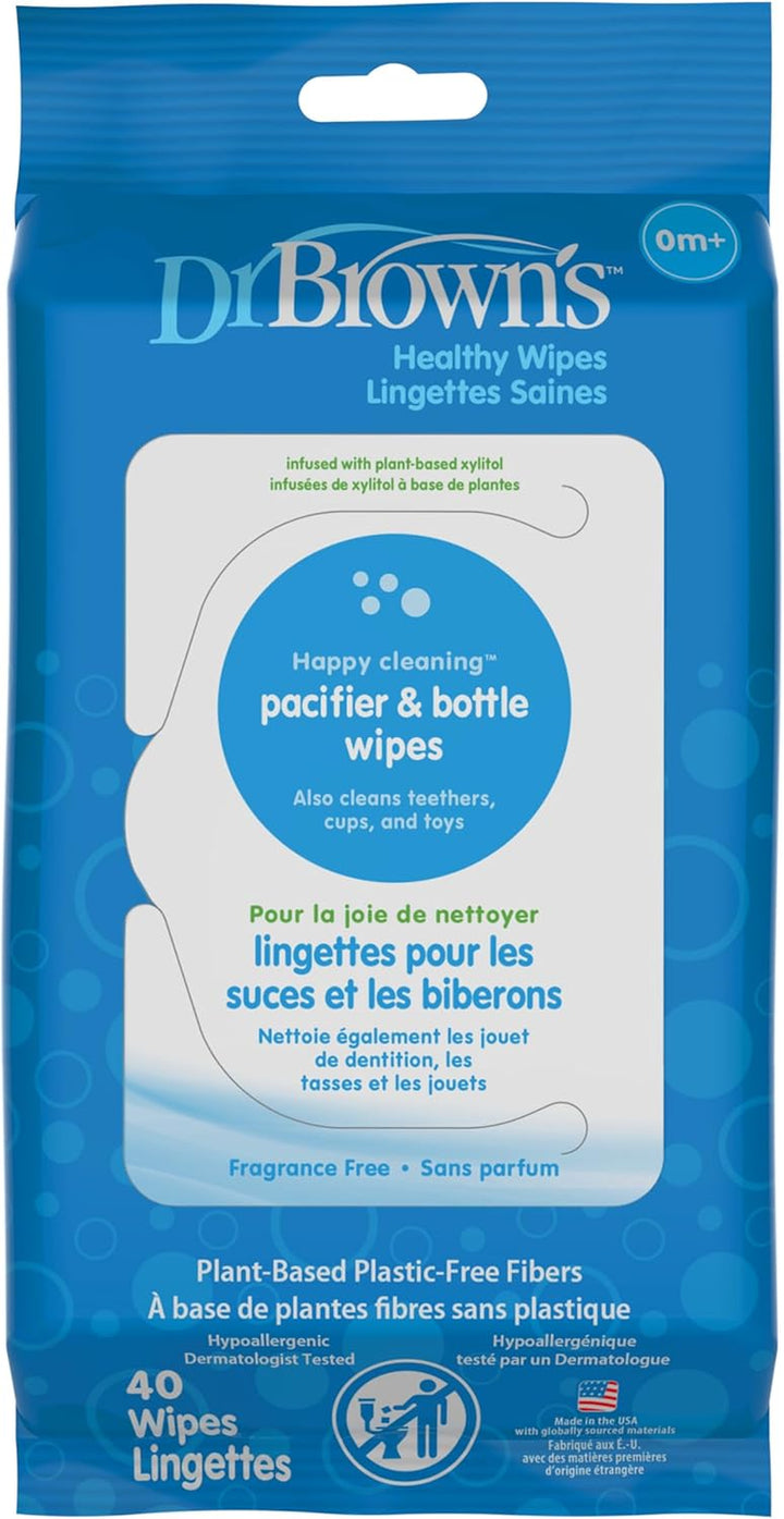 Pacifier and Bottle Wipes, 40 Count