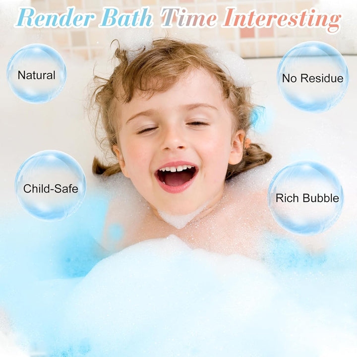 12 Pack Bath Bombs for Kids Girls with Surprise Toys Inside, Fun Kids Safe, Handmade Natural Bubble Spa Bath Ball with Jewelry Toys, Bath Bomb Gifts for Birthday Christmas Holiday for Girls Ages 3-12