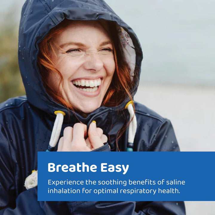Naci 0.9 Saline Solution for Inhalation - 20 Pack - Soothing Isotonic Saline Solution for Nebulisers - Cold Prevention & Mucus Clearance - Sea Essence Airway Moisturisation - for All Ages