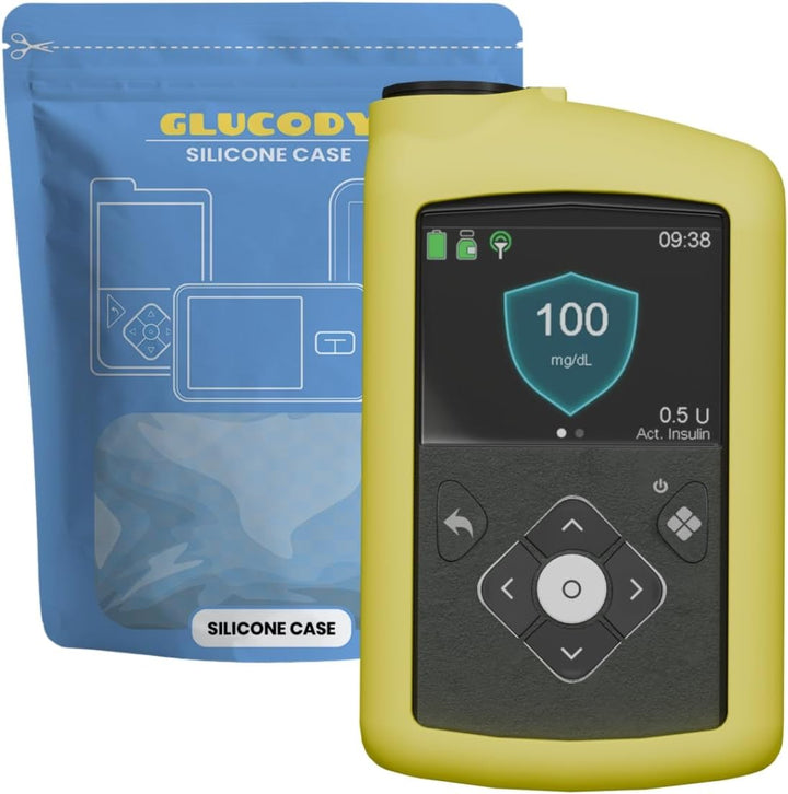 Silicone Protective Case for Medtronic Insulin Pump/Compatible with All Medtronic Models/Silicone Durability(Pink)