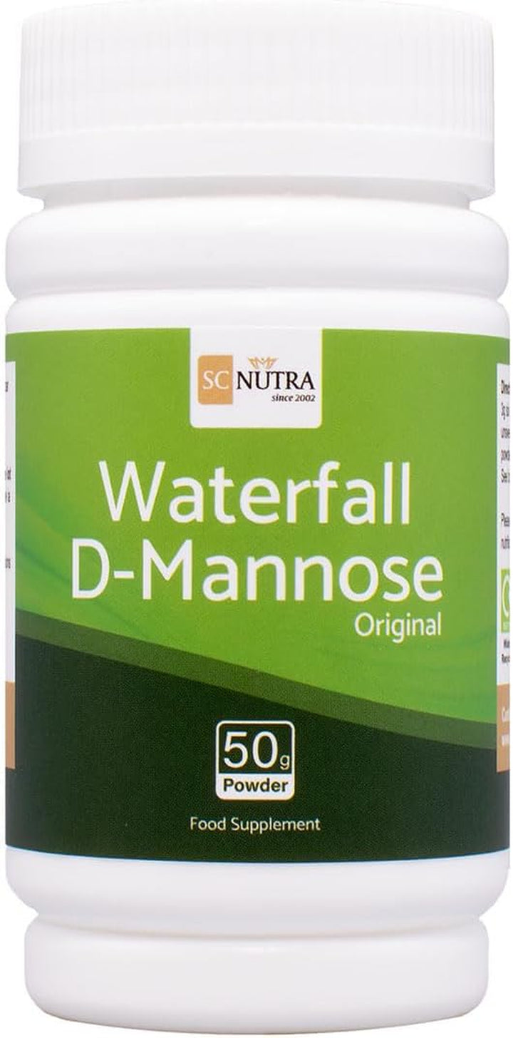 Waterfall D-Mannose Powder 50G – Pure Birch D-Mannose - Suitable for Vegetarians and Vegans