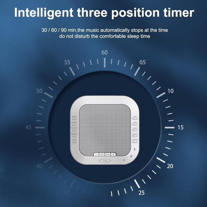 Ora Sound Machine Solfeggio Frequencies,28 Soothing Sounds,White Noise Sound Machine,3 Color Night Light/3 Timer Modes for Meditation,Sleeping,Yoga.