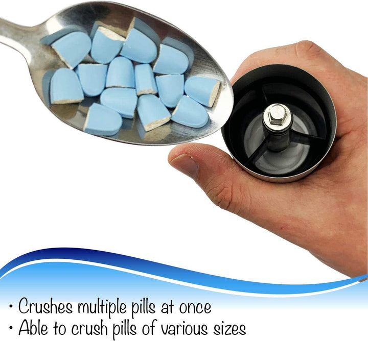 Pill Grinder/Crusher - Crushes Multiple Tablets/Pills into a Fine Powder