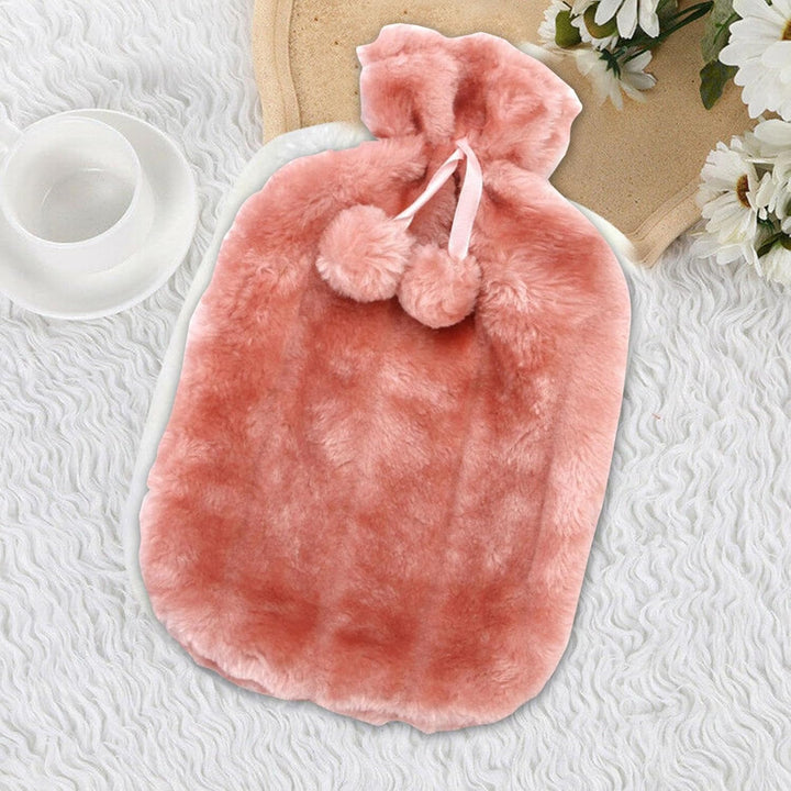 Water Bottle Softcover | 2 Liter Ultra Soft Faux Plush Hot Water Bottle Cover - Hot Water Bottle Covers Insulated Maintain Constant Temperature for Women Kids (Cover Sleeves Only)