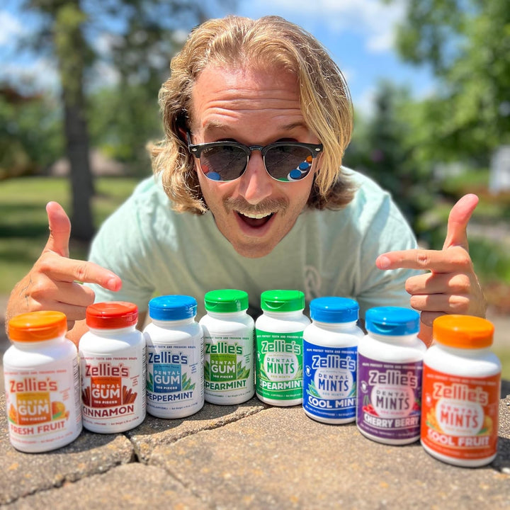 Xylitol Sugar Free Cool Mint Breath Mints | Non-Gmo, Low-Calorie, Gluten Free, Vegan & Kosher Mints (250 Count - Pack of 1)