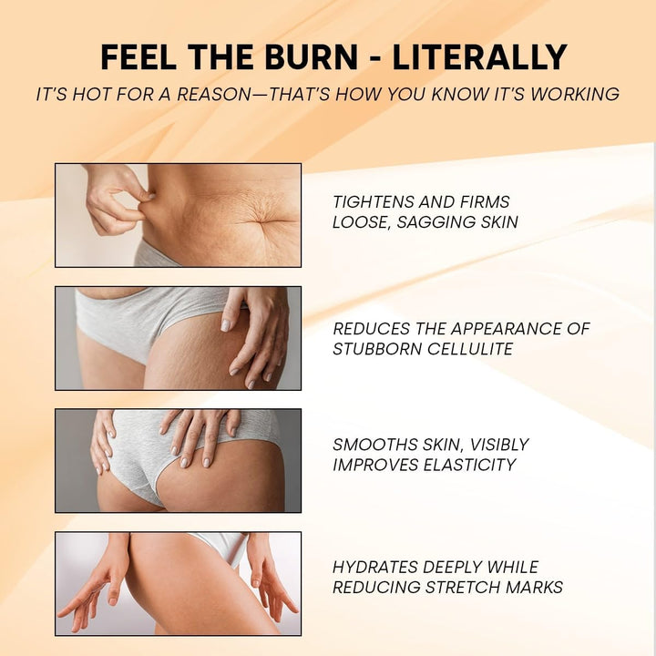 Seaweed Mud Stubborn & Deeply Rooted anti Cellulite Treatment - 500G Antioxidant Hot Body Mask Cellulite Remover for Legs & Thighs - Skin Firming Cream to Reduce Imperfections & Boost Circulation