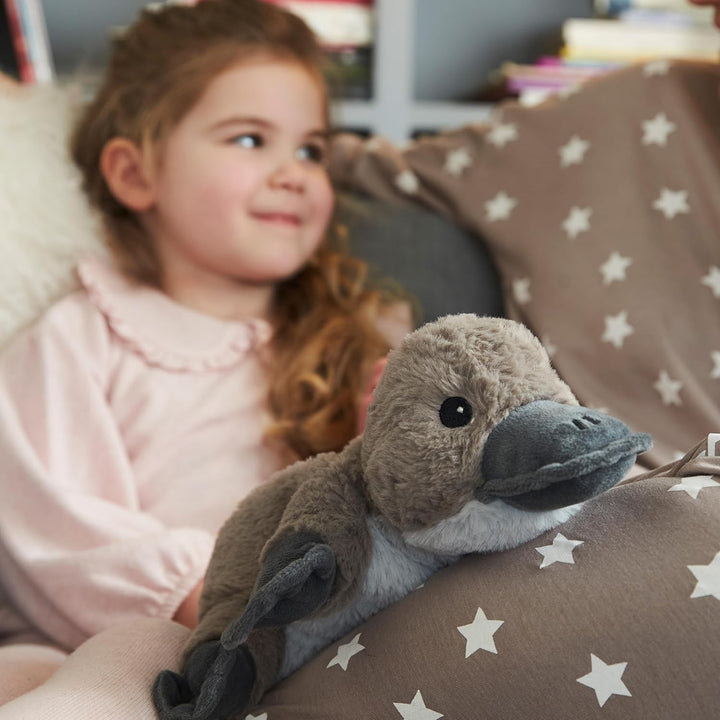 Plush Platypus Microwave Heat Pad, Hot or Cold Soft Toy with French Lavender Scent, Cuddly Soft Heat Cushion Suitable for Adults and Children