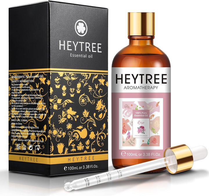 Peppermint Essential Oil 100Ml - Pure Natural Essential Oils Strong,Fresh Minty Scent Increases Clarity - Perfect for Aromatherapy,Diffuser, Clear Breathing-Strong Peppermint Oil