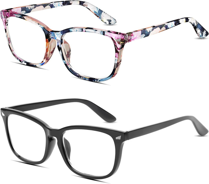 Blue Light Blocking Glasses, Gaming Computer Glasses anti Glare Headache Eyes Strain Glasses with Blue Light Filter, Super Light Weight Fashion