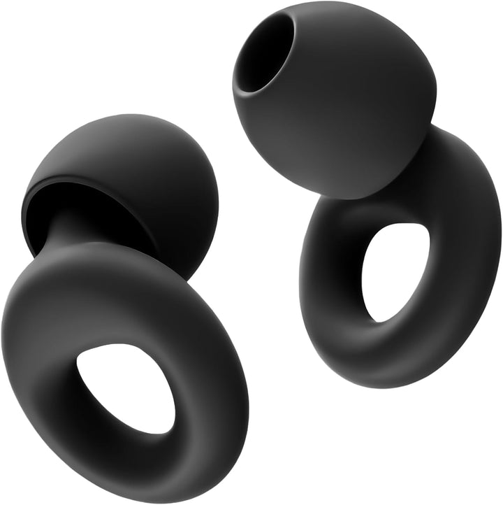 Ear Plugs for Noise Reduction–Super Soft, Reusable Hearing Protection in Flexible Silicone for Sleep, Noise Sensitivity & Flights-8 Ear Tips in Xs/S/M/L–27Db Noise Cancelling–Light Blue