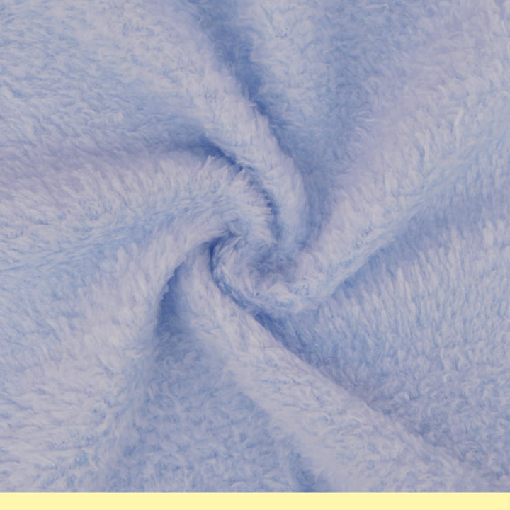 3 Pack Microfiber Super Soft Baby Face Wash Cloths, 28 X 28Cm Washable & Reusable Unscented Flannels, Multipack Pink and White, Ideal for Wiping and Cleaning Hands and Face (Blue)