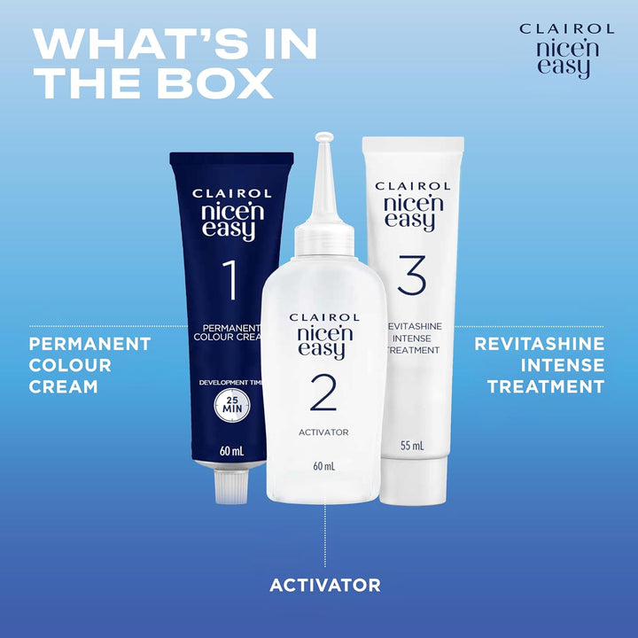 Nice'N Easy Crème, Natural Looking Oil Infused Permanent Hair Dye, 6R Light Auburn, Packaging May Vary