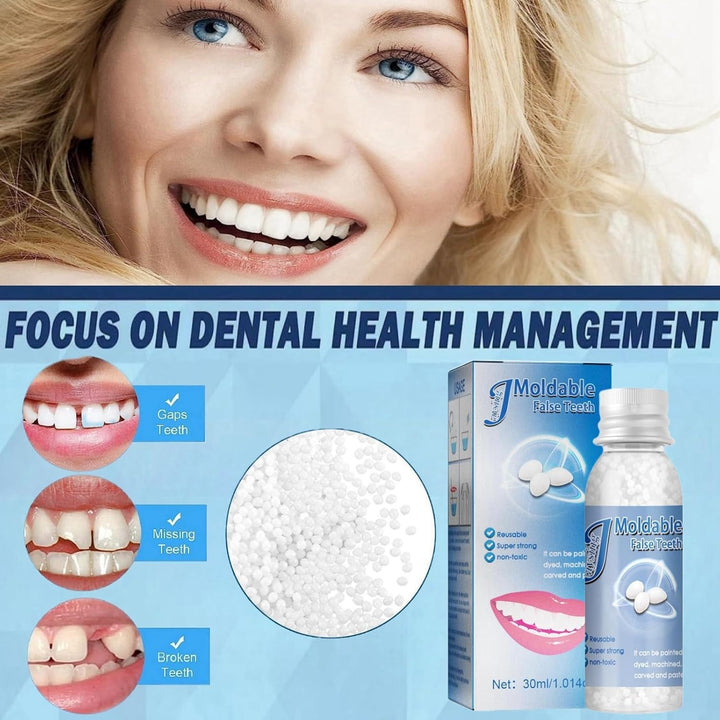 Temporary Tooth Filling,Repair Beads Tooth Repair Kit,Moldable False Teeth,Tooth Filling Repair Kit,Filling Kit for Teeth,Diy Tooth Repair Granules,Dental Repair Kit Filling,Broken Tooth Repair