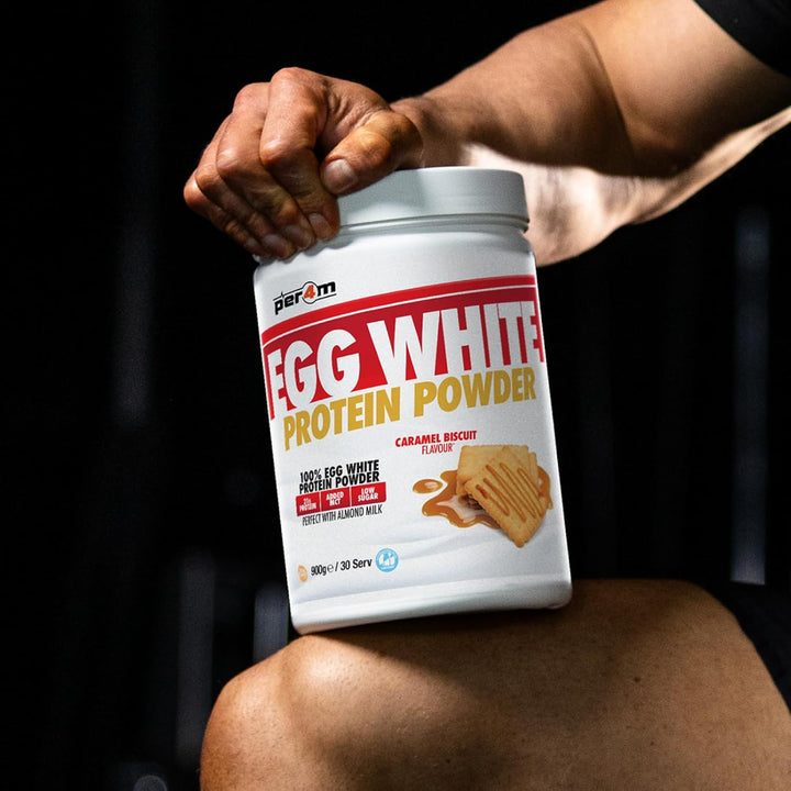100% Pure Free Range Egg White Protein Powder | High Protein Shake with Added Mcts | Gut Friendly, Lactose-Free & Essential Amino Acids (900G, White Chocolate Hazelnut)