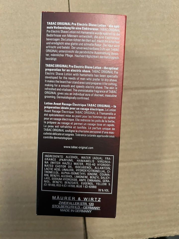 Pre-Shave Lotion for Men 100Ml - Smoothing Formula for a Comfortable Shave