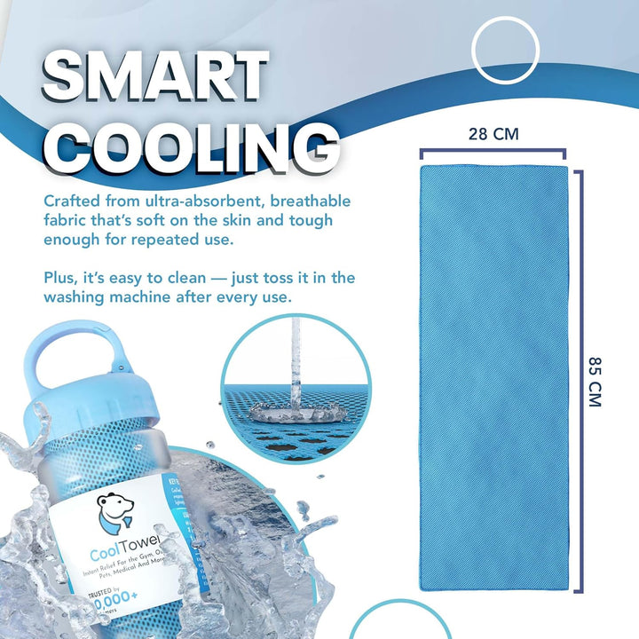 Bottle - Cold Sweat Towel You Can Use Anywhere, Anytime! Reusable Soft Absorbent Cooling Portable