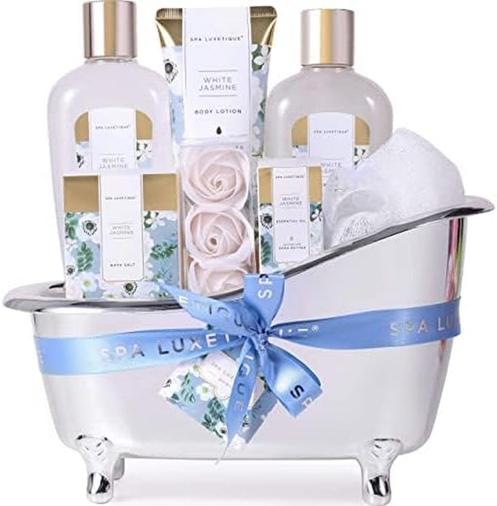 Spa Gift Set, Pamper Gifts for Women, 8Pcs Rose Bath Gift Set with Body Lotion, Body Butter, Bath Bombs, Bath Gift Sets for Women, Personalised Gifts, Birthday Gifts for Women